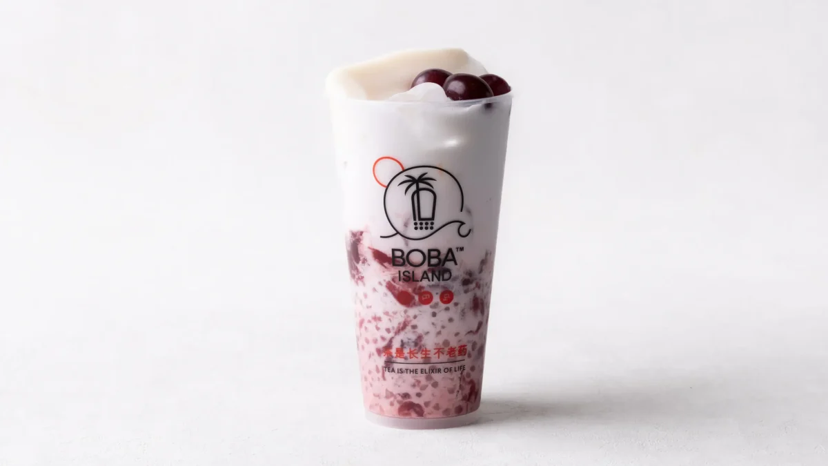 Red Grape Sago Panacotta